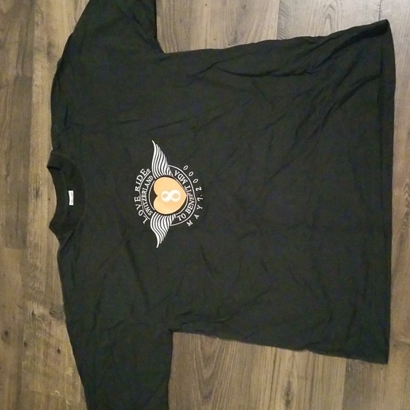 Mens NEW never worn Harley-Davidson LOVE RIDE 8 VINTAGE Black tshirt motorcycle - Picture 1 of 3